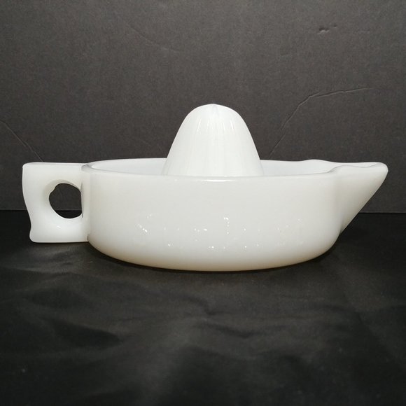 Sunkist Other - COPY - Sunkist Reamer White Milk Glass Orange Juicer